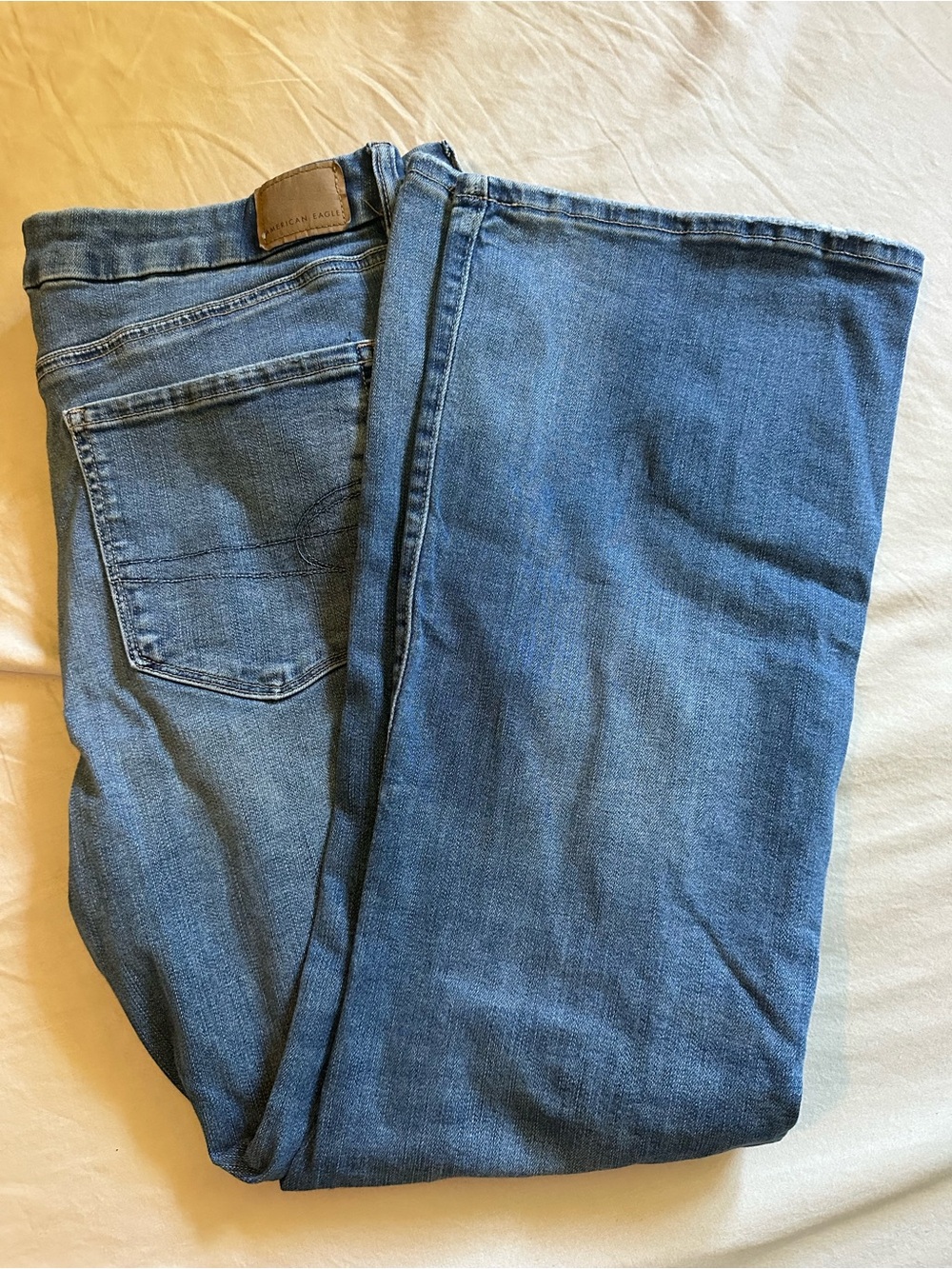 American Eagle Next Level Stretch Distressed Skinny Jeans 18 Short
